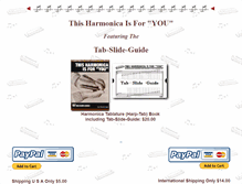 Tablet Screenshot of harmonicaman.com